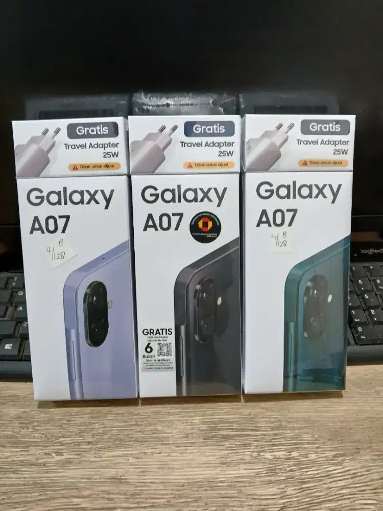 Samsung A07 RAM 4+4/128GB, HellioG99 50MP Baru fresh Garansi resmi