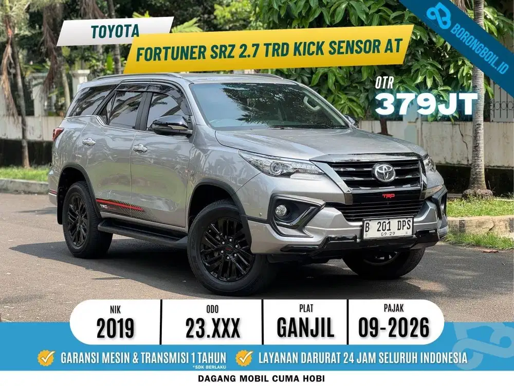 Fortuner Gaberbau | Toyota Fortuner SRZ Bensin TRD Metik 2019 Silver