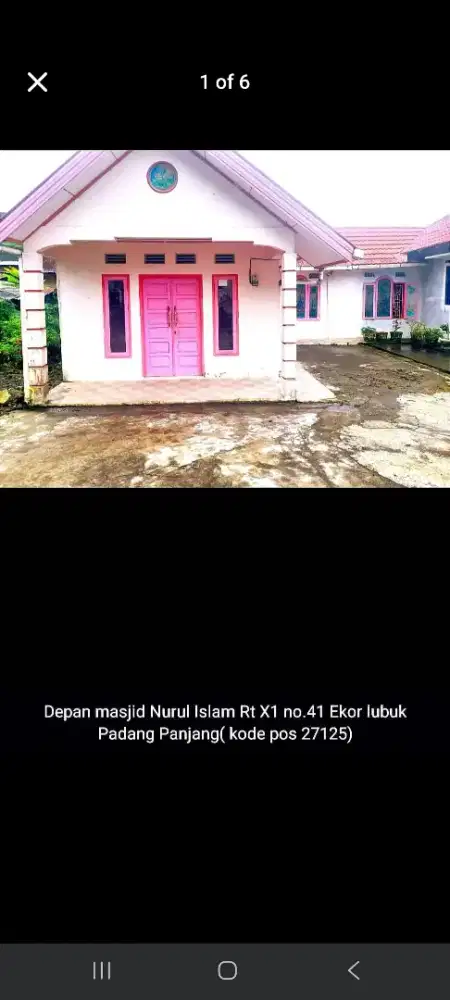 Disewakan Rumah Murah pertahun
