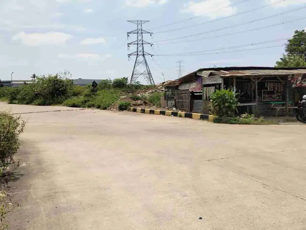 Tanah Industri bisa untuk Gudang atau pabrik, lokasi dalam kawasan pergudangan narogong deket gerbang tol
