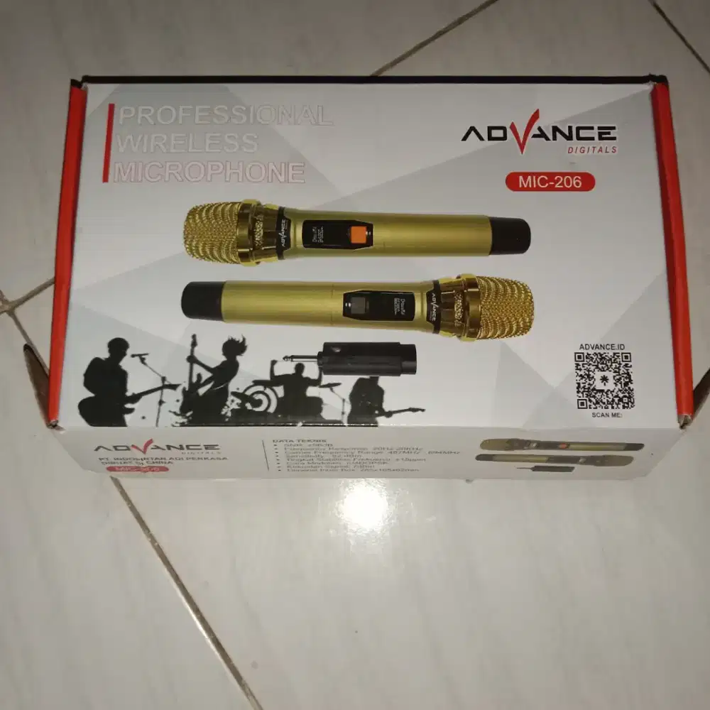 Mic Blutote advance 206 wireless