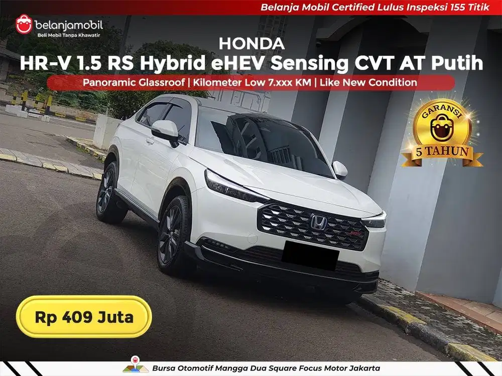 [ KM LOW 7RB ] Honda HRV HR-V HR V 1.5 RS Hybrid eHEV AT 2025 2026