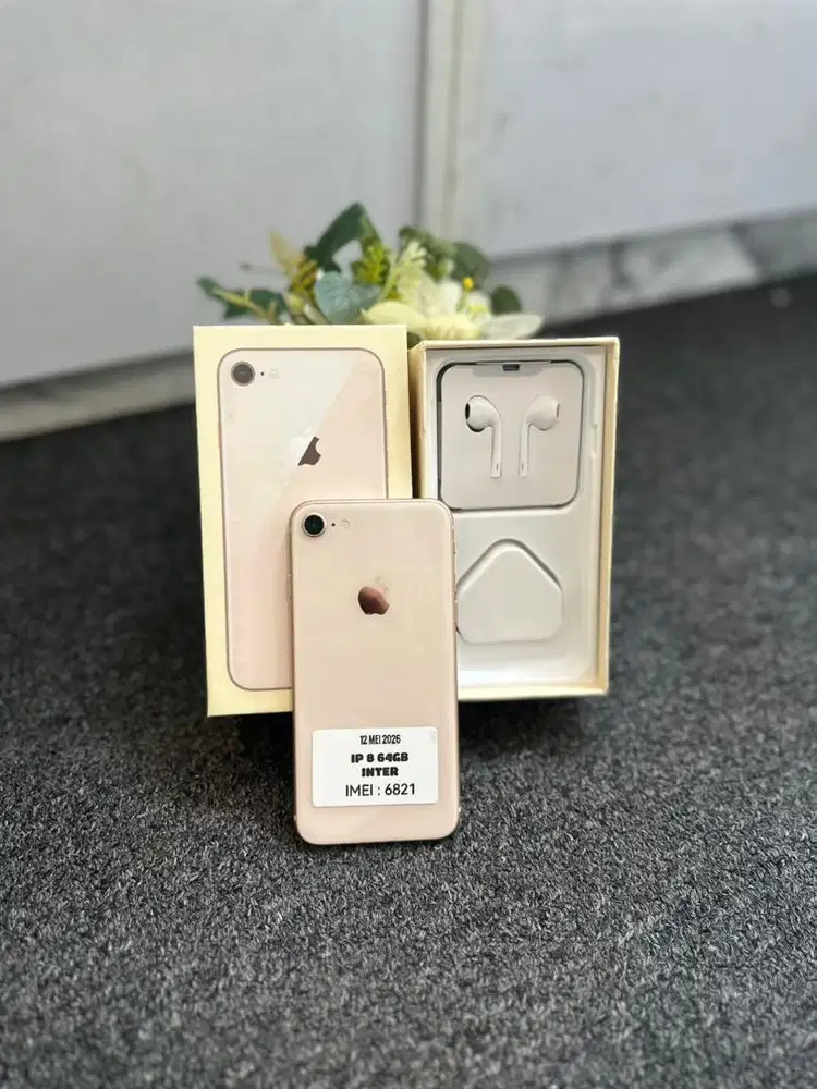 iPhone 8 64Gb Mulus Nominus Fullset Bergaransi Menerima Tt