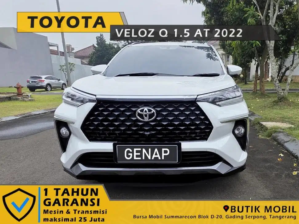 New Veloz Q 1.5 AT 2022 Putih