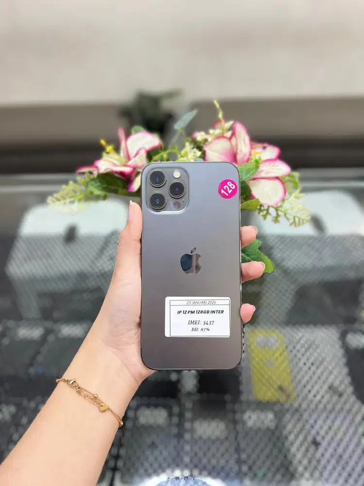 iPhone 12Promax 128Gb Mulus Nominus Fullset Bergaransi Menerima Tt