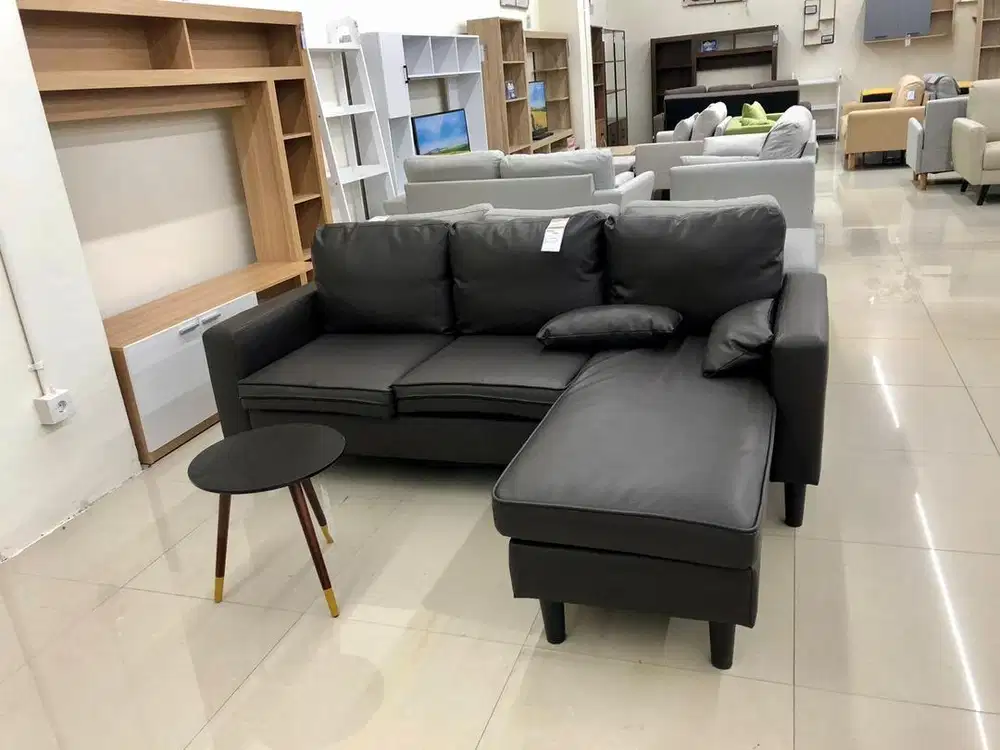 Sofa L 3 dudukan Brown