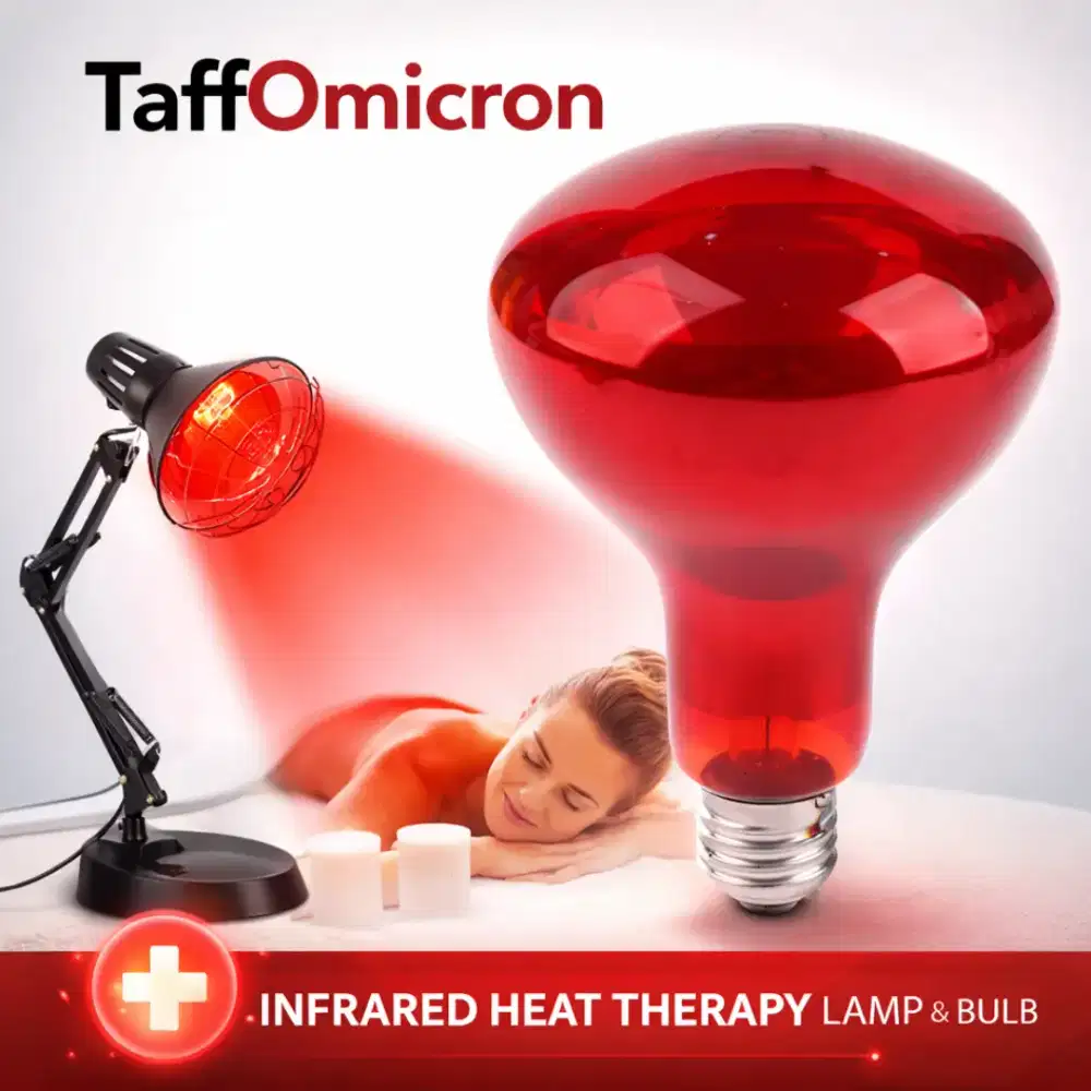 TaffOmicron Bohlam Lampu Terapi Infrared Physiotherapy Lamp E27 150W