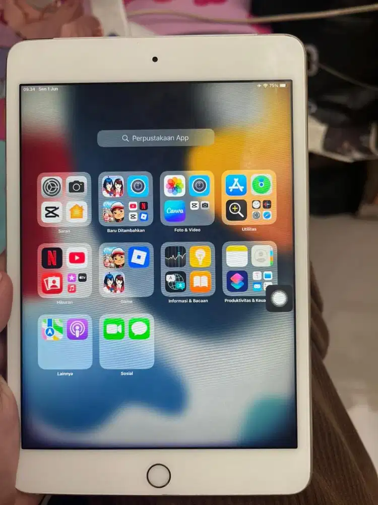 Dijual Ipad mini4 bekas pemakaian perempuan