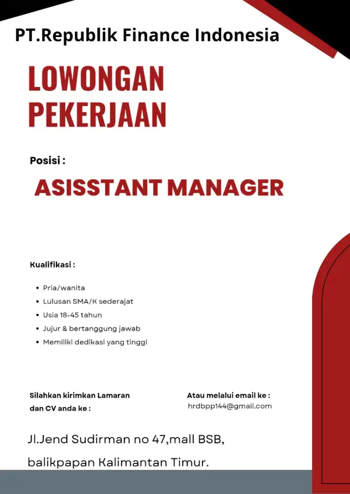 Lokerbalikpapan terbaru