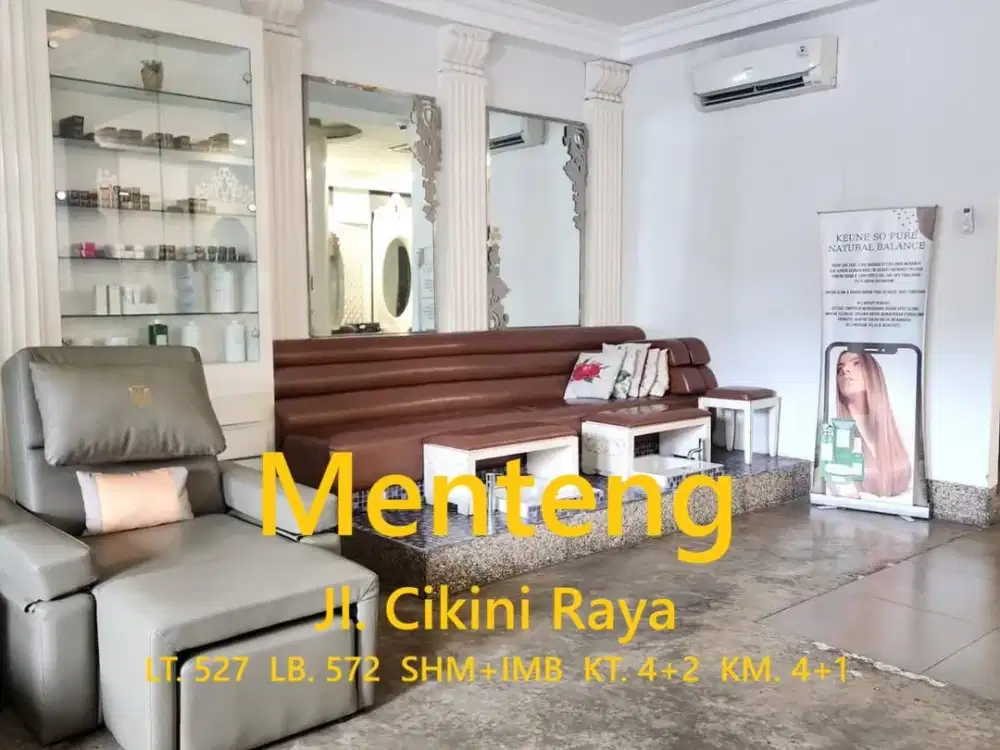Rumah Usaha Vintage Mewah Jl. Cikini Raya, Menteng, Jakarta Pusat