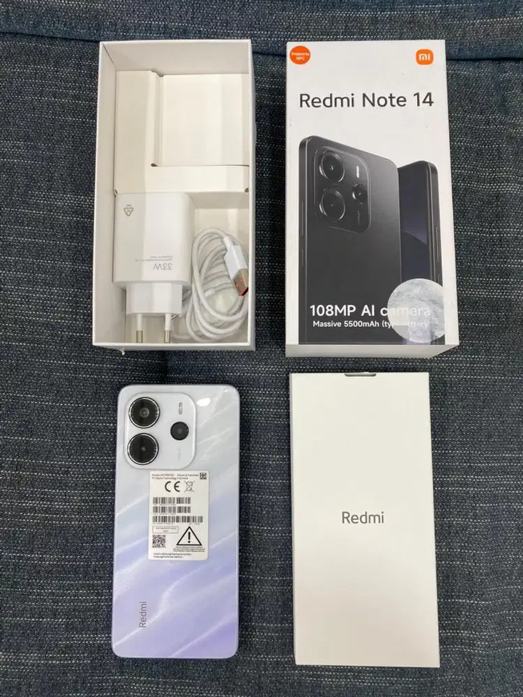 REDMI NOTE 14 4G 8/128GB FULLSET ORI JUAL MURAH