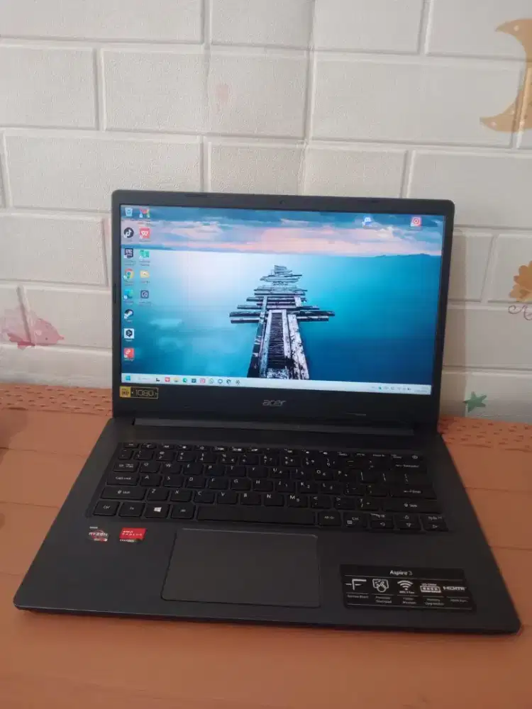 Jual laptop Acer Aspire A314-22 Ryzen 3 Ram 12 SSD Nvme 256gb