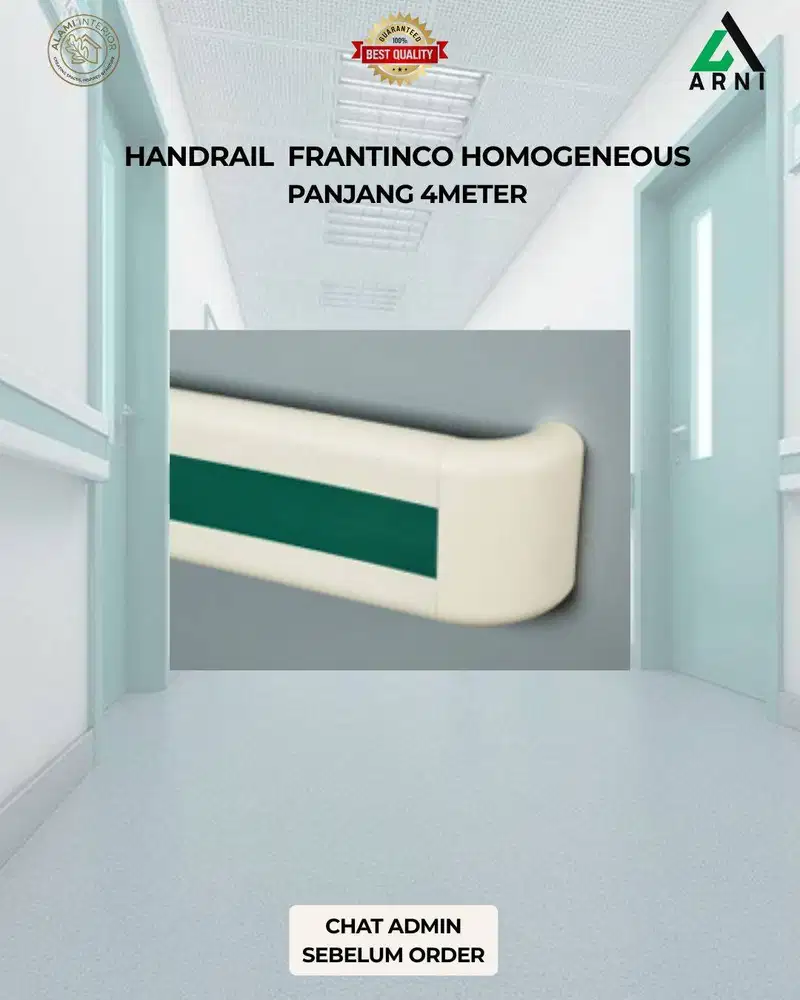 Handrail Frantinco/Panjang 4m/Pegangan Rumah Sakit