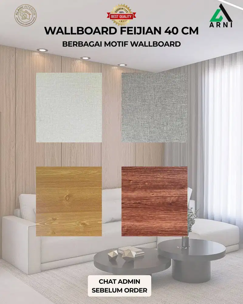 Wallboard Feijian/Panjang 40cm/Anti Rayap