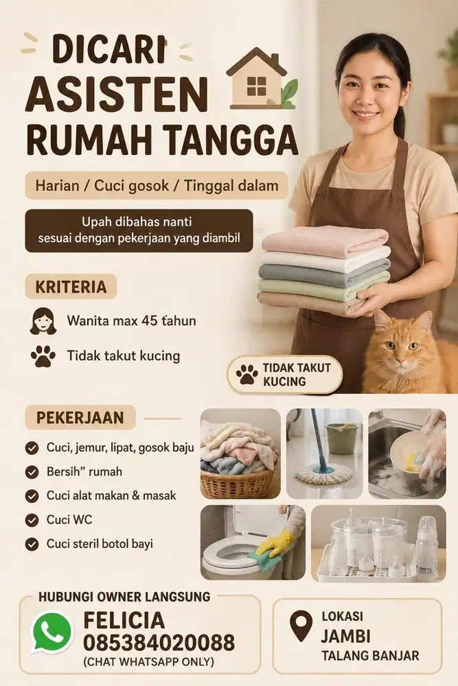 DICARI ART/PEMBANTU