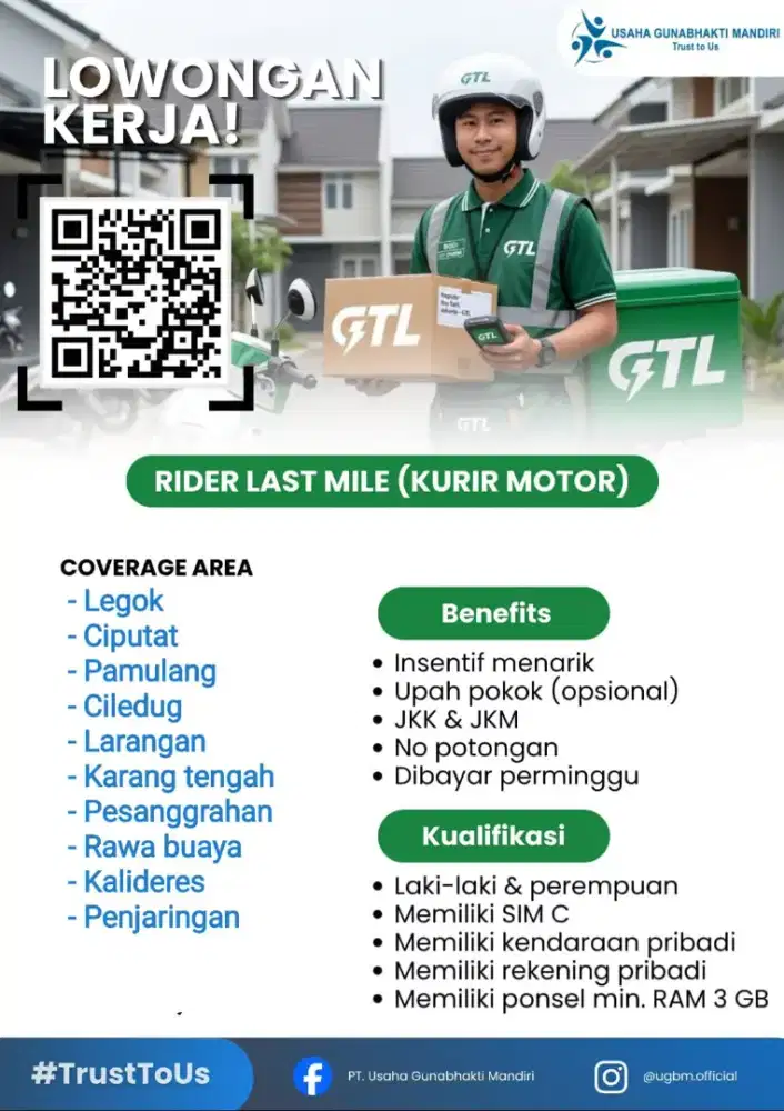 Loker kurir jtl - ugbm