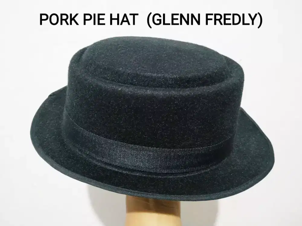 Topi model pork pie hat glenn fredly ridwan kamil cocok buat anak band