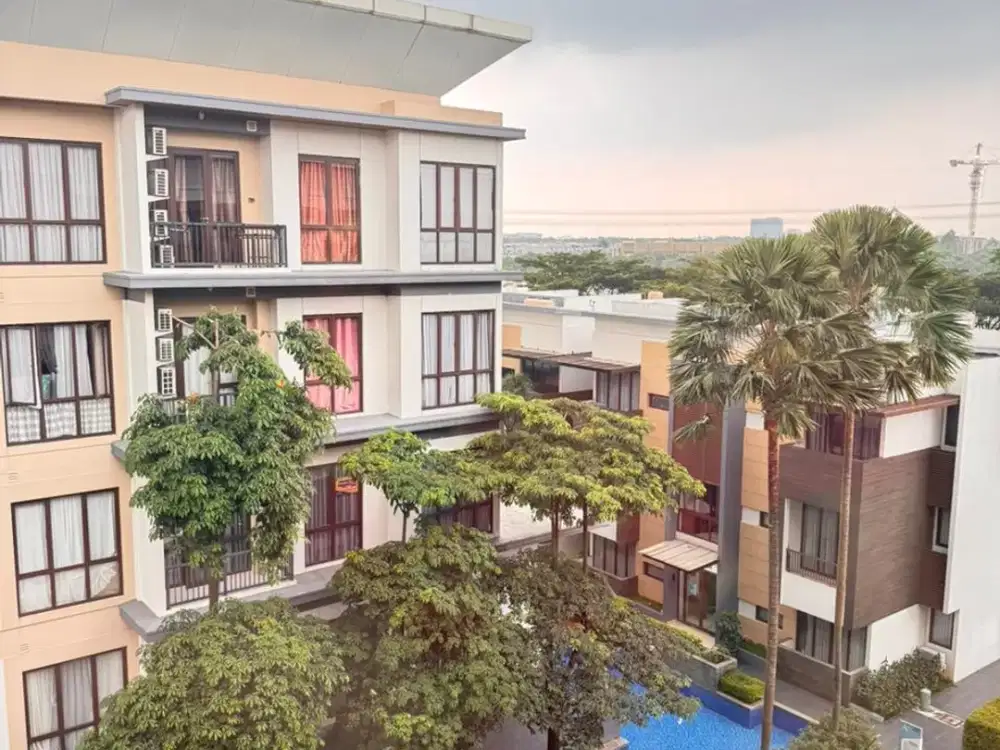 Sewa Apartemen Cantik Assati Garden BSD 1BR Furnished View Pool Include IPL Siap Huni