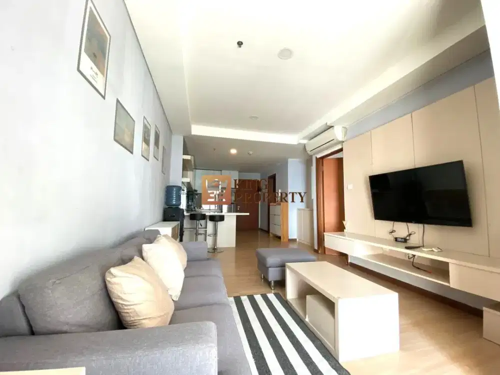 Mewah, Luas & Siap Huni! Condominium di Atas Mall Baywalk Green Bay Pluit 2Br 77M², Full Furnished & View Laut Lepas