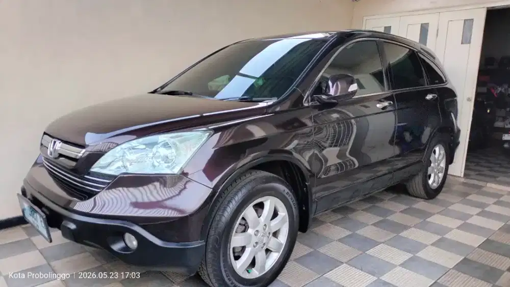 Honda CRV Tahun 2007, Automatic, Warna Burgundy, type 2.4.
