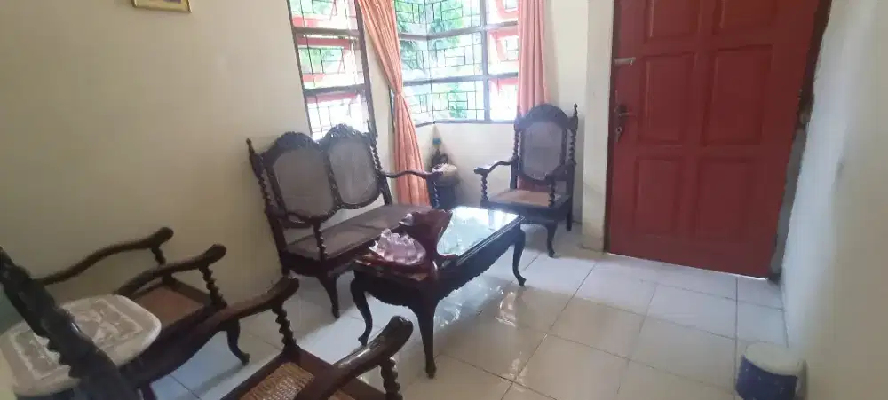 Kursi meja tamu jati tua kuno
