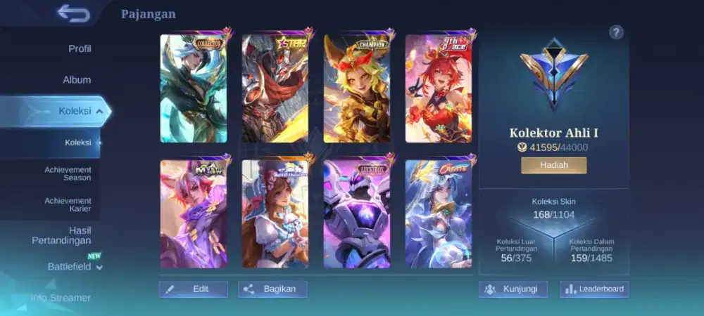 AKUN ML EX IMO 123 AMAN 100% KE LOK JAKSEL