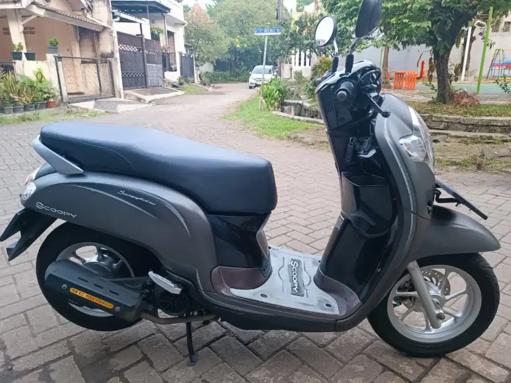 Honda Scoopy 2018, coklat doff, KM 47rb, pemakaian pribadi, terawat