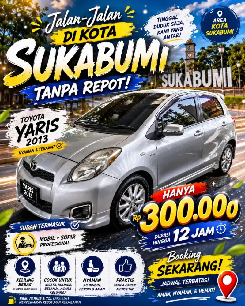 Sewa mobil + driver