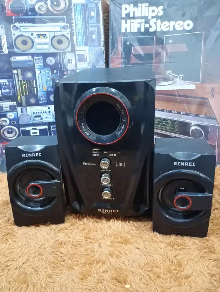 Sound speker rinrei blototh suara mantap