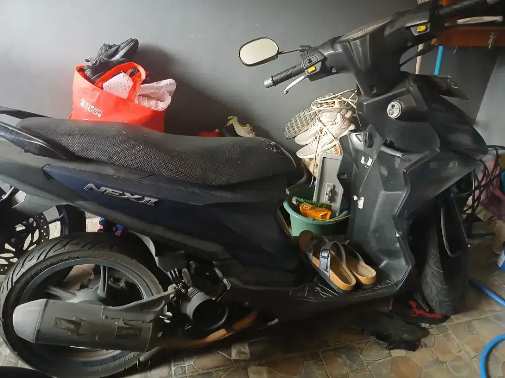 Suzuki nex II biru doff