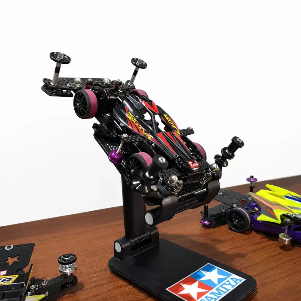 Tamiya STO RTR Ban bubut Carbon AT pivot