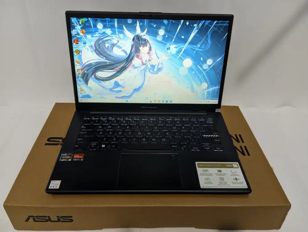 JUAL LAPTOP ASUS E1404F Hitam AMD Ryzen 3-7320U RAM 8/512