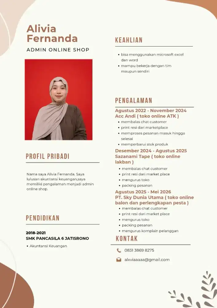 mencari kerja admin, packer atau picker online shop