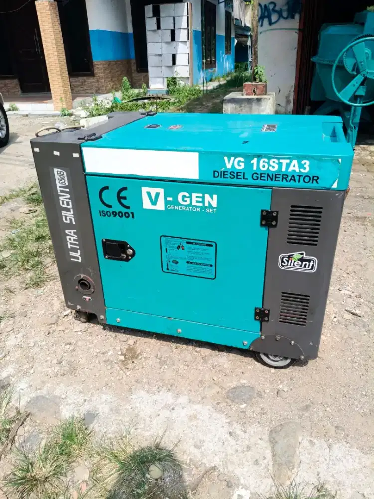 Jual Genset V-Gen 15kva Mulus Gress Banget
