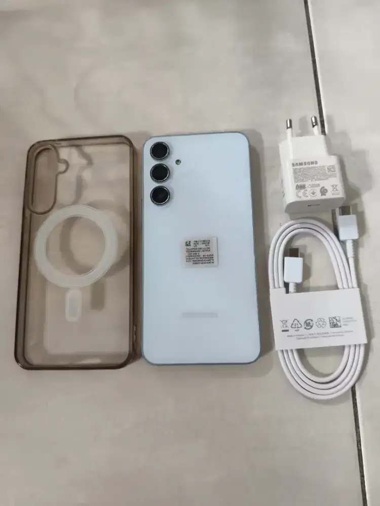 Samsung a55 5G 8/256 awesome iceblue hp charger sein