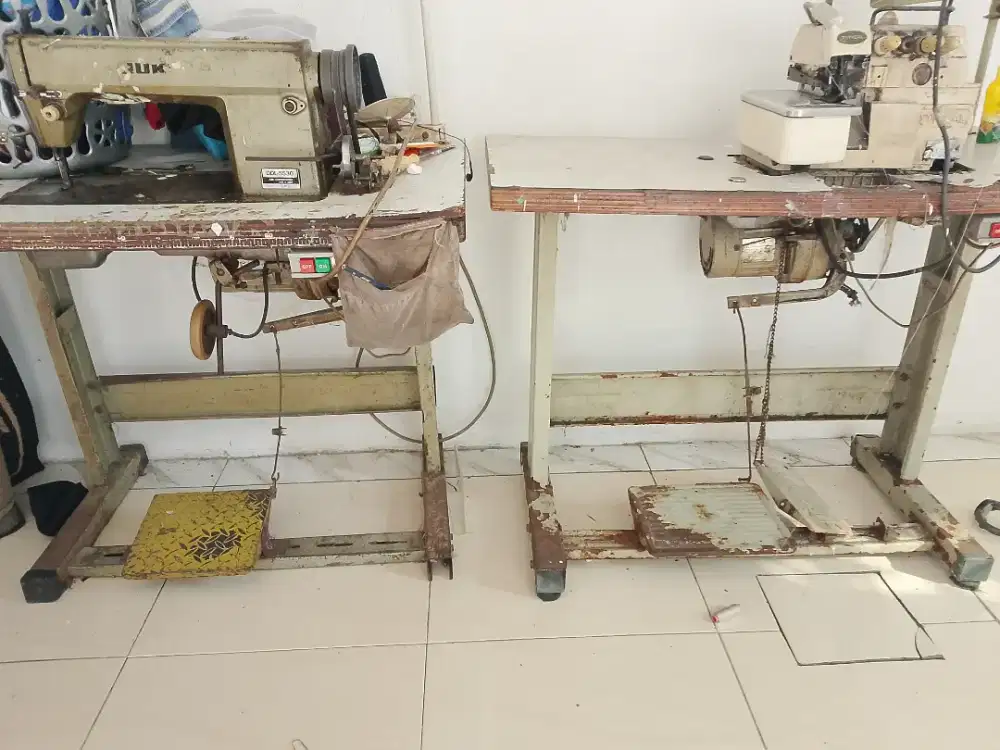 Mesin jahit dan obras
