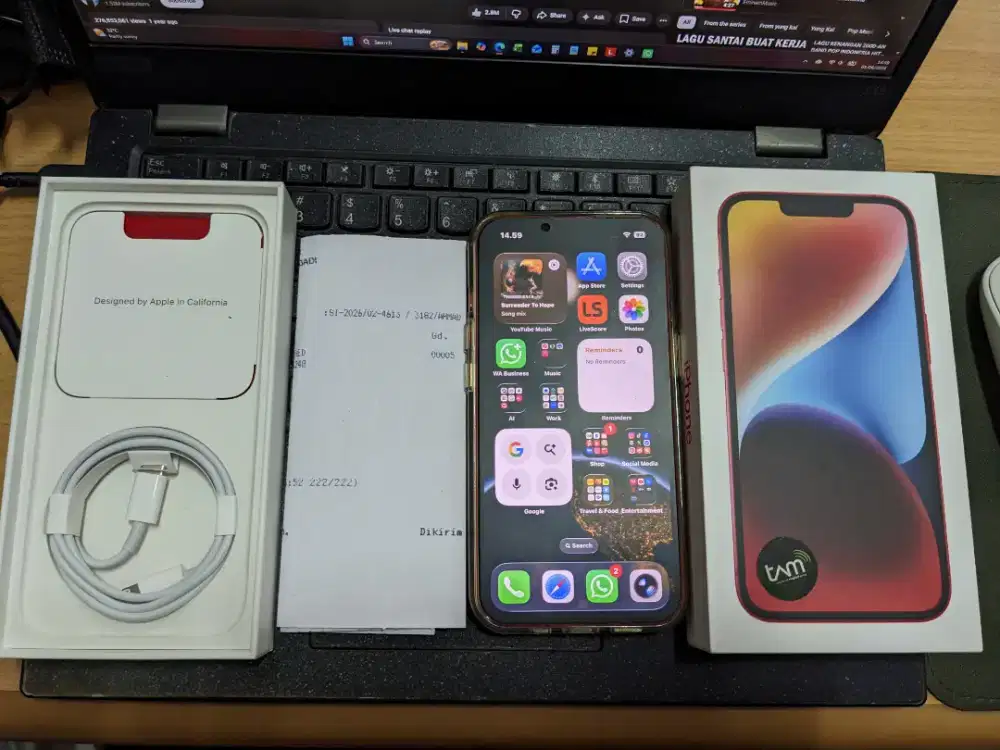 iPhone 14 512GB Resmi Indonesia PA/A