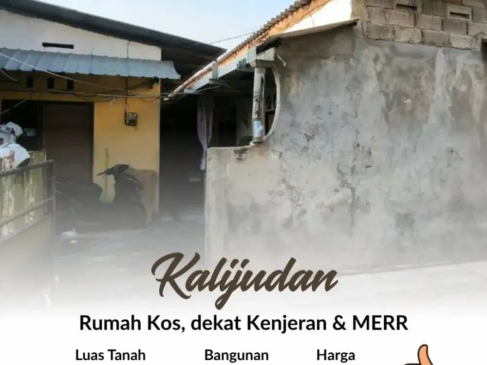 Rumah Kos Aktif Kalijudan, Murah