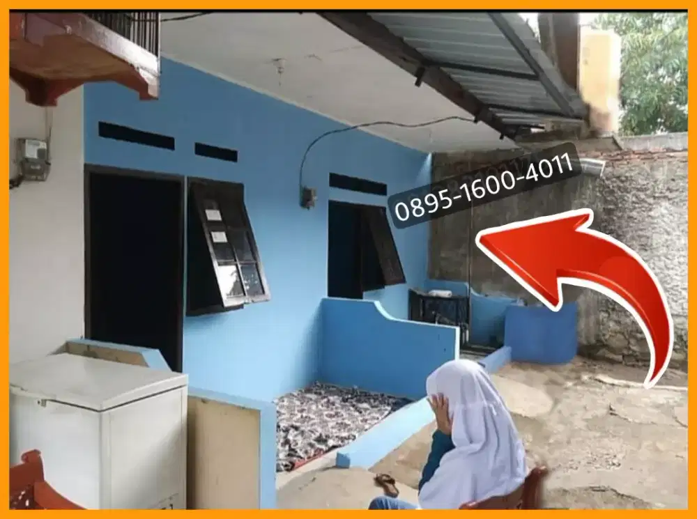 Rumah petak Lt.60m² dua pintu di Kranggan Jatisampurna