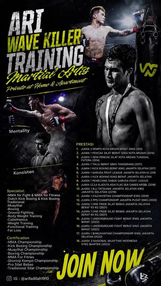 Private Muaythai dan MMA