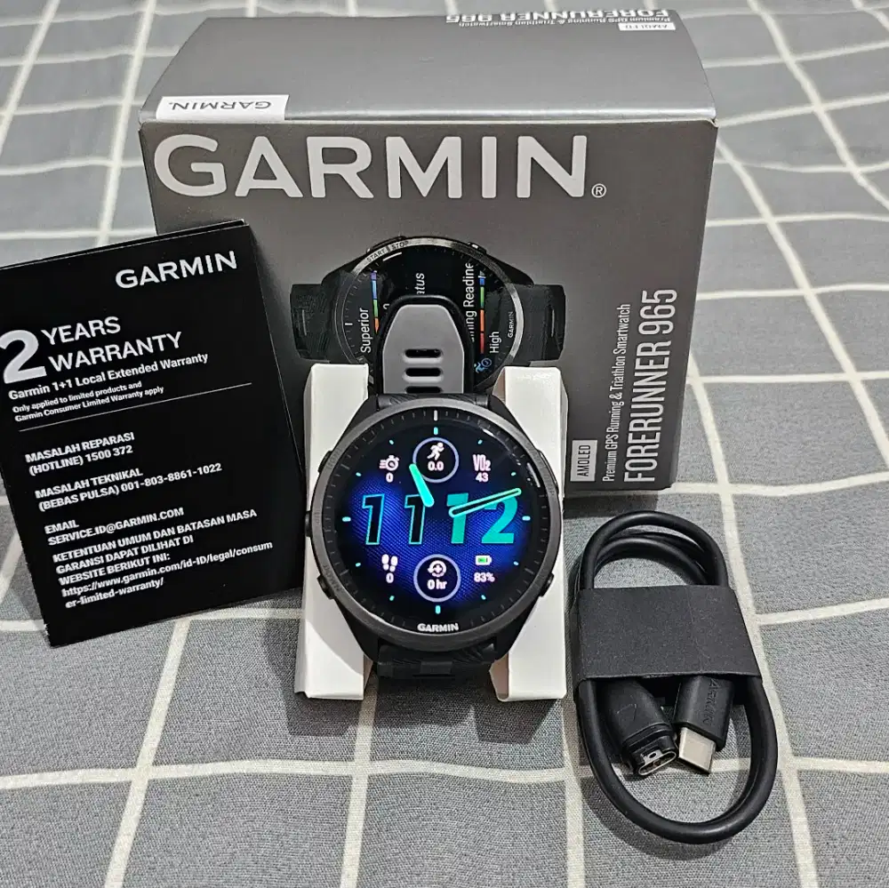 Garmin Forerunner 965 Fullset Murah