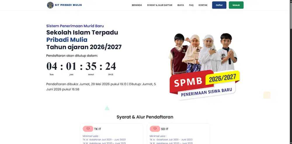 Jasa pembuatan website atau sistem aplikasi