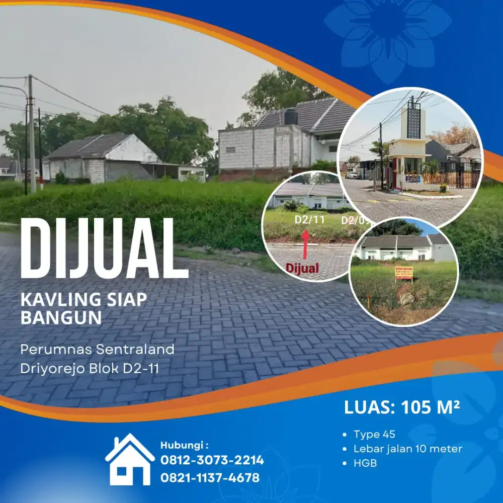 DIJUAL CEPAT KAVLING SENTRALAND