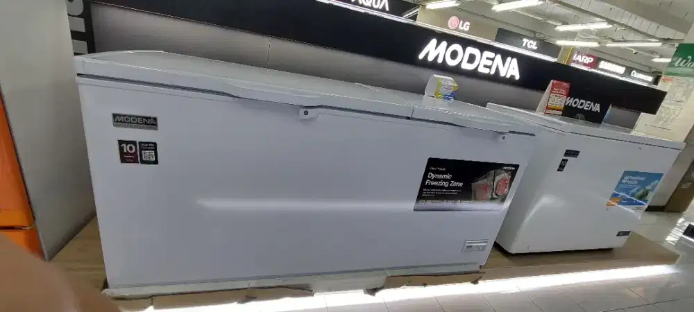 Freezer Box Modena 530L Kredit Tanpa DP 5 Menit ACC