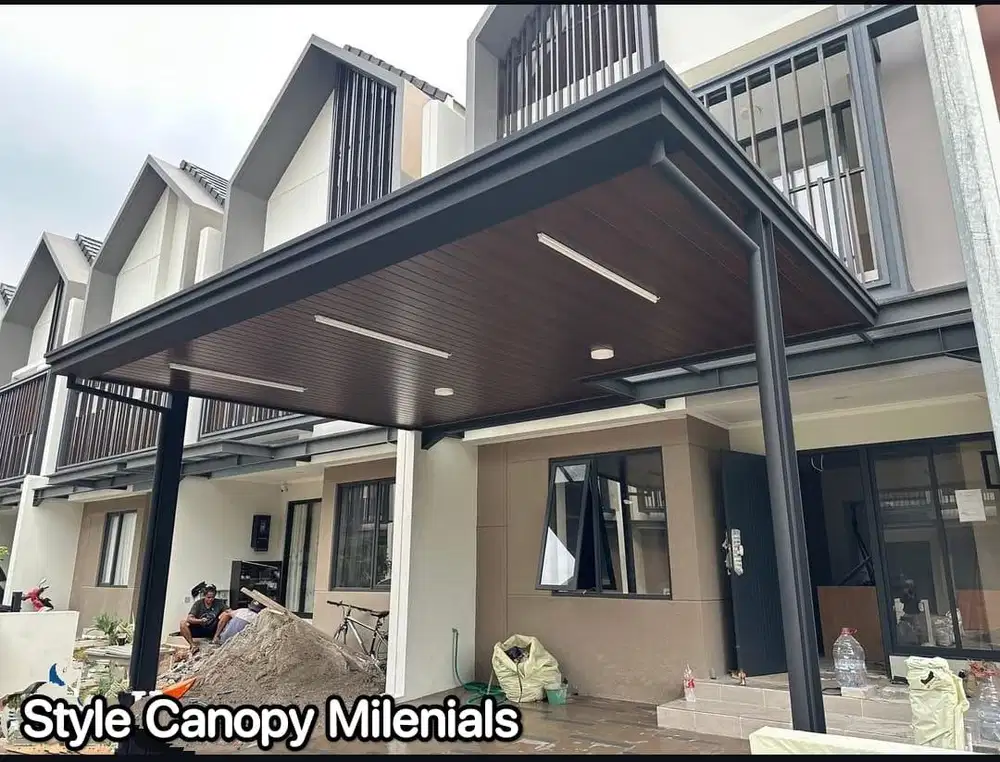 kanopi alderon + plafon pvc