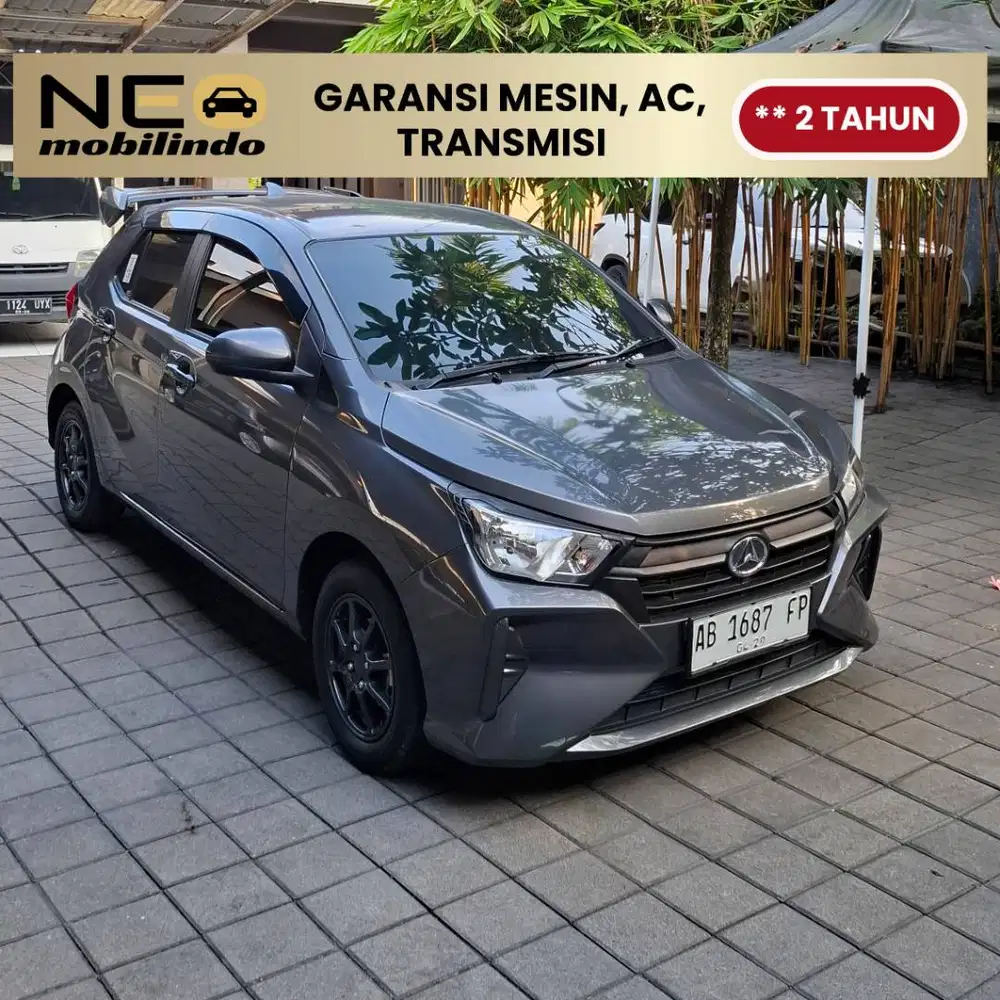 [ Garansi Mesin Transmisi ] DAIHATSU AYLA 1.0 X MT 2024 ABU ABU