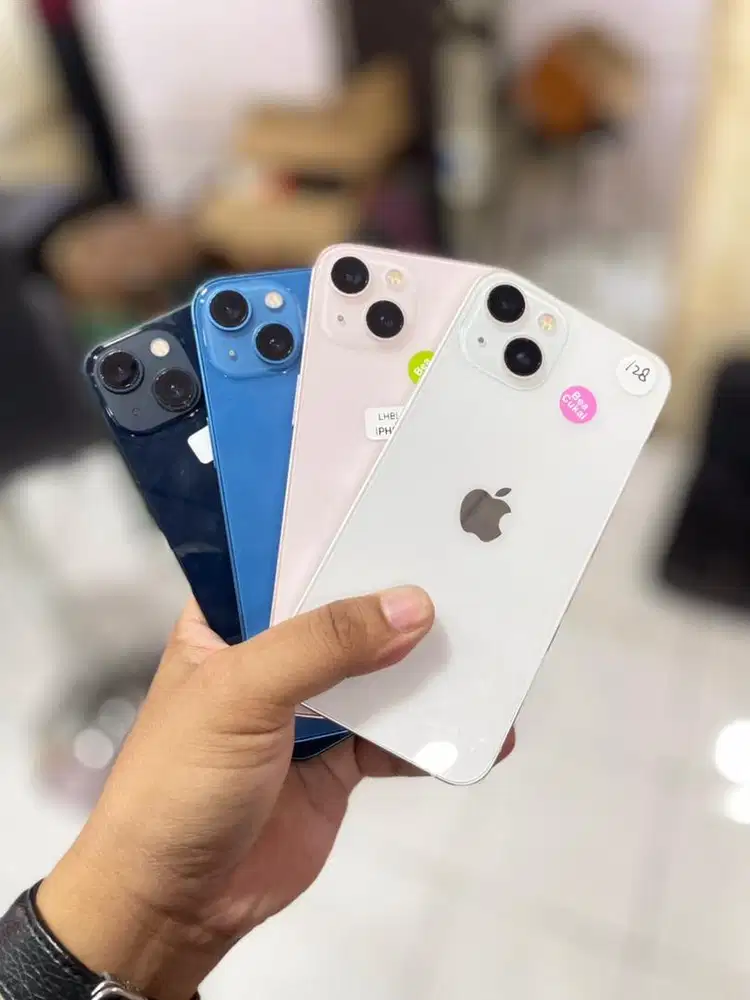 Iphone 13 128 Beacukai, Fullset, Mulus Nominus, Sinyal Aman Permanen