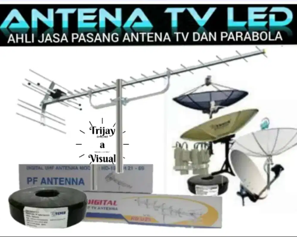 Ahli jasa pasang antena TV digital service antena parabola