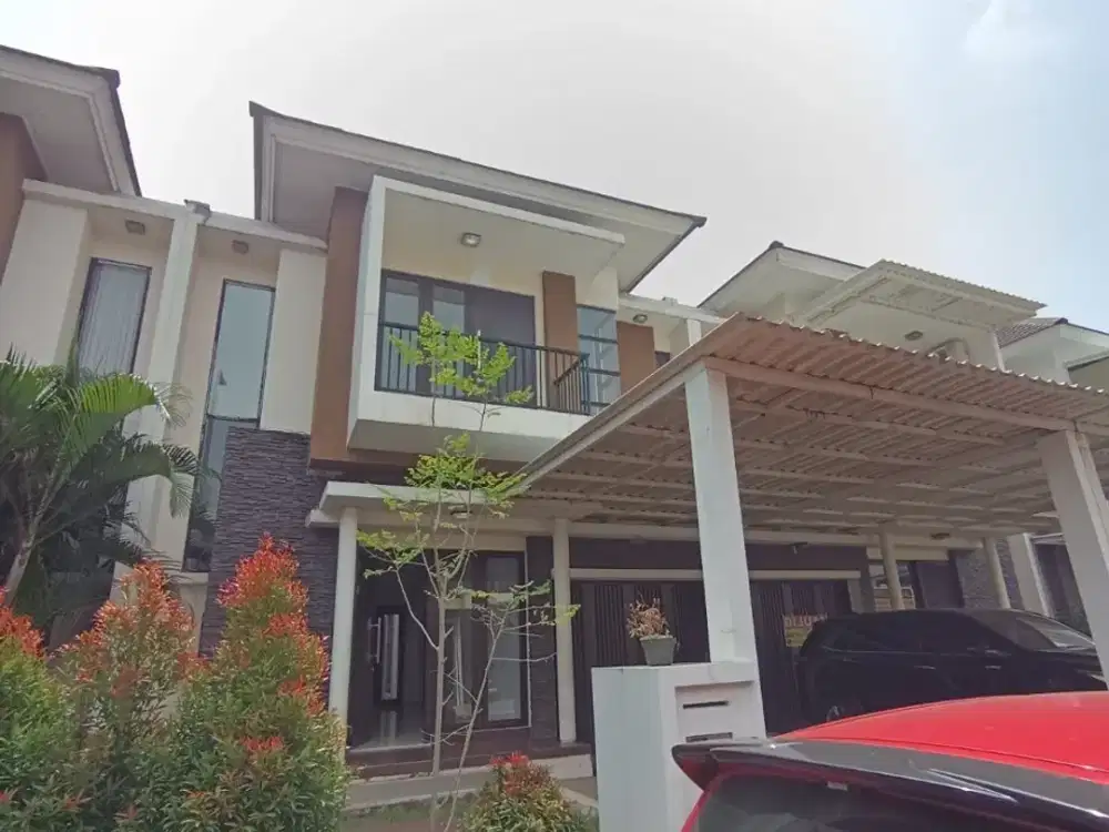 Disewakan Rumah Mewah 2 Lantai Asera One South Harapan Indah, LT 144 m², 3+1 KT