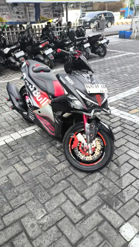 Aerox modifikasi low km only 8000an